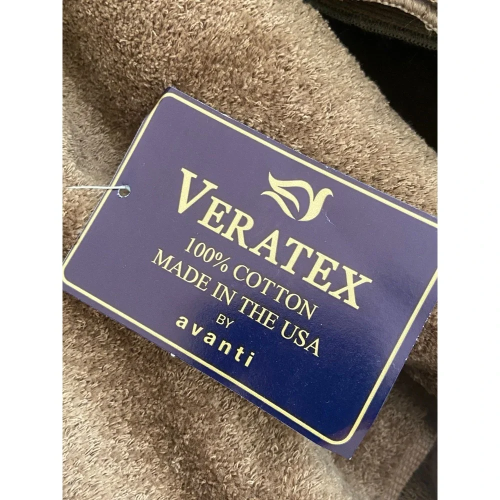 Vtg AVANTI Luxury TOWEL Set 6 pc Bath Fingertip  Washcloth Towels NEW Brown